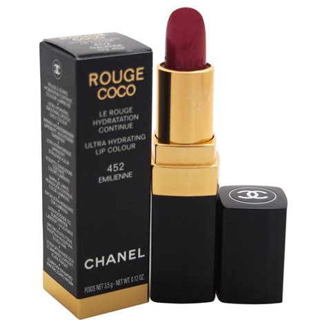 chanel rouge coco emilienne 452|Chanel emilienne rouge.